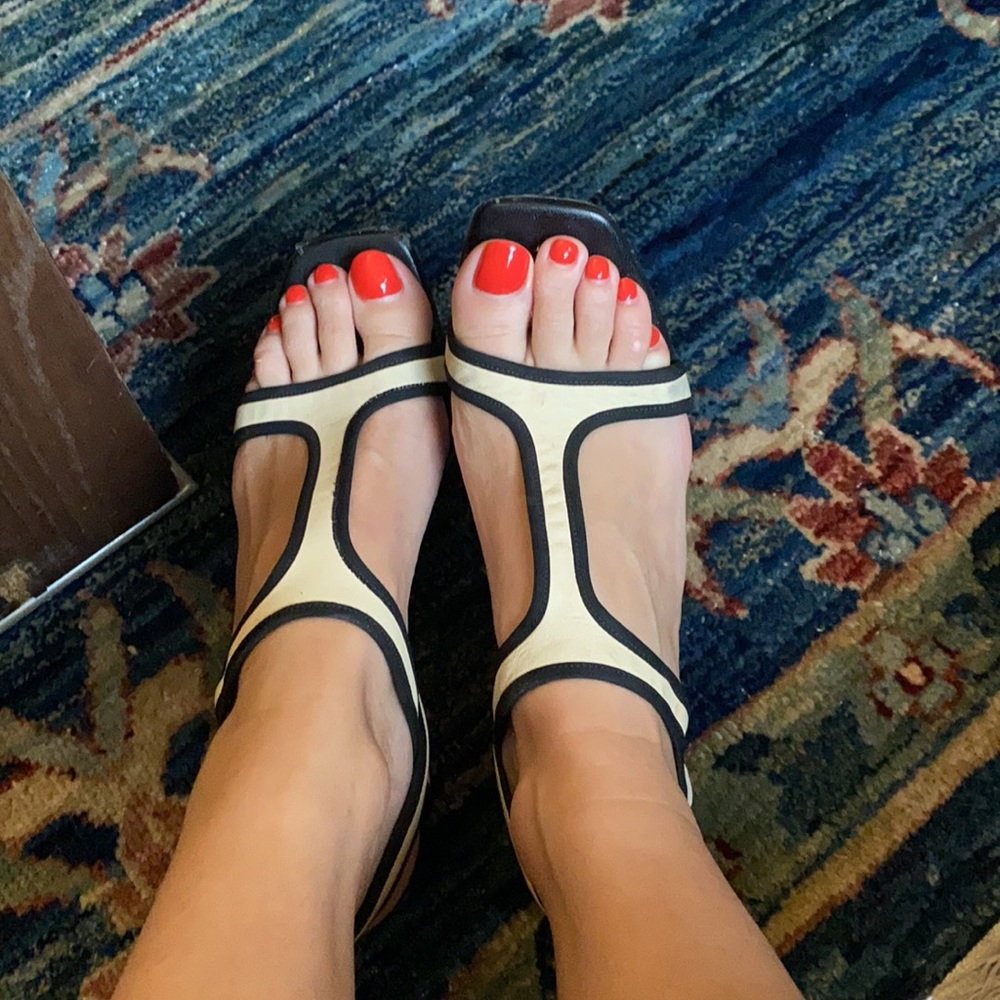 Gucci Sandals Sand Pelle S. Cuoio in Panama White - Picture 4 of 6